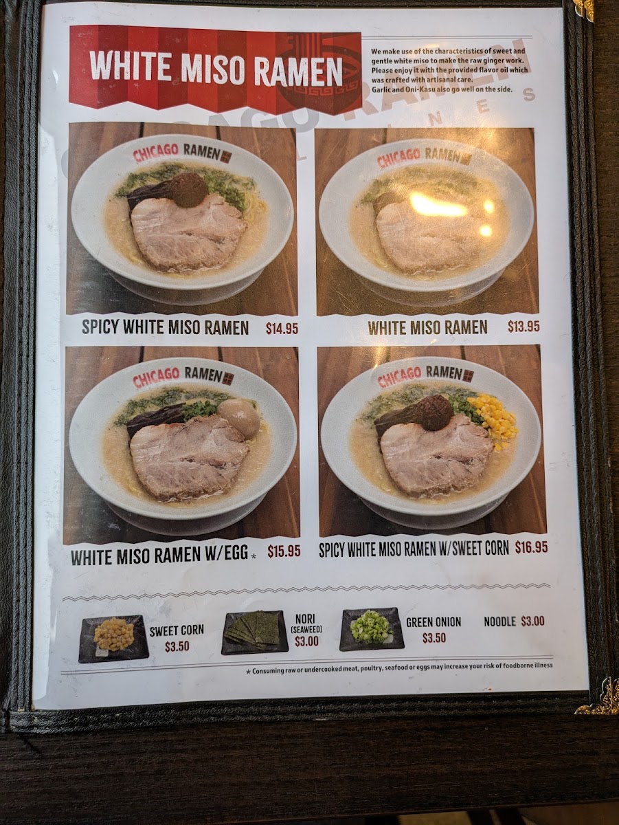 CHICAGO RAMEN Menu - Image 3